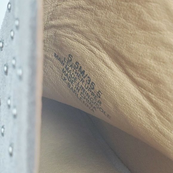 Lucky Brand Barlenna Women's Suede Studded Peep Toe Booties Sz 5.5M NWOB - Picture 9 of 9